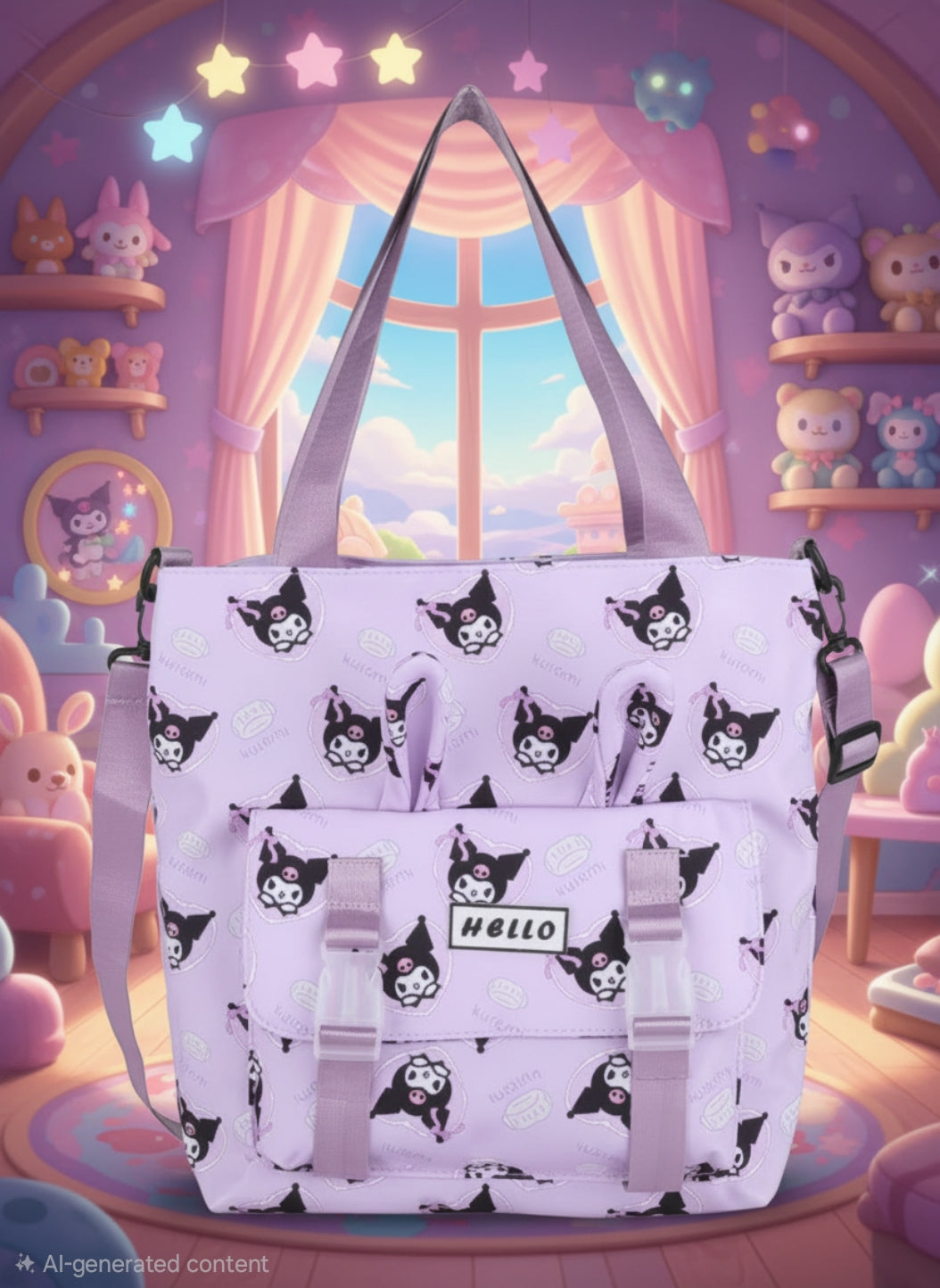 Kuromi Crossbody Bag