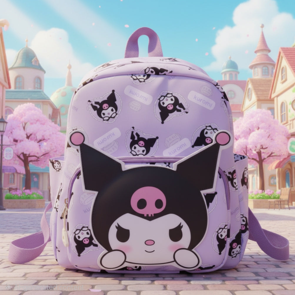 Kuromi Big Face Backpacks