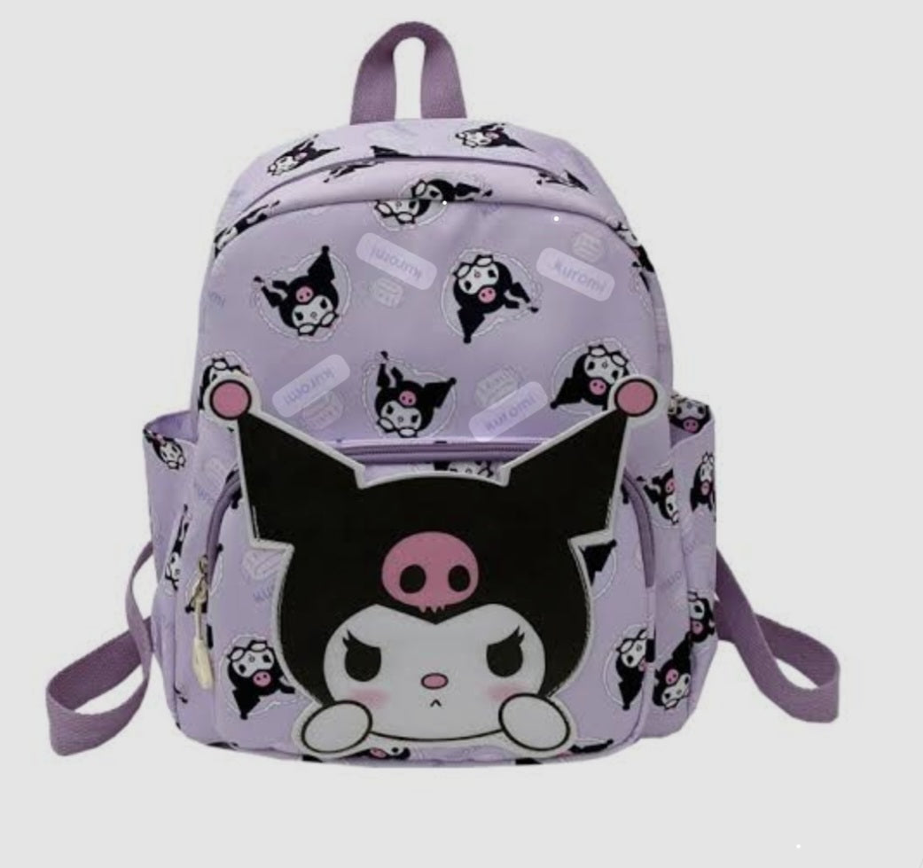 Kuromi Big Face Backpacks